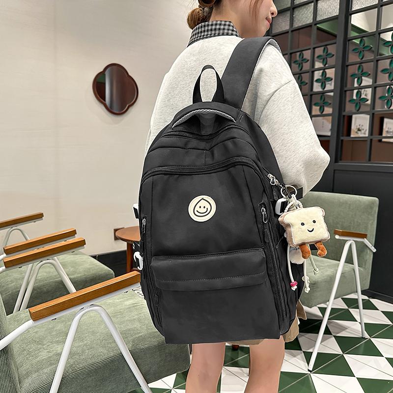 Sac d'école pour lycéen(ne)s, sac à dos grande capacité pour femmes