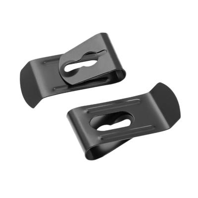 5 Peças Gancho de Fivela de Mola de Metal Clip para Coldre de Cinto Bainha com Furo Estojo de Couro Carteira Bolsa de Mão DIY Acessórios Preto/prata