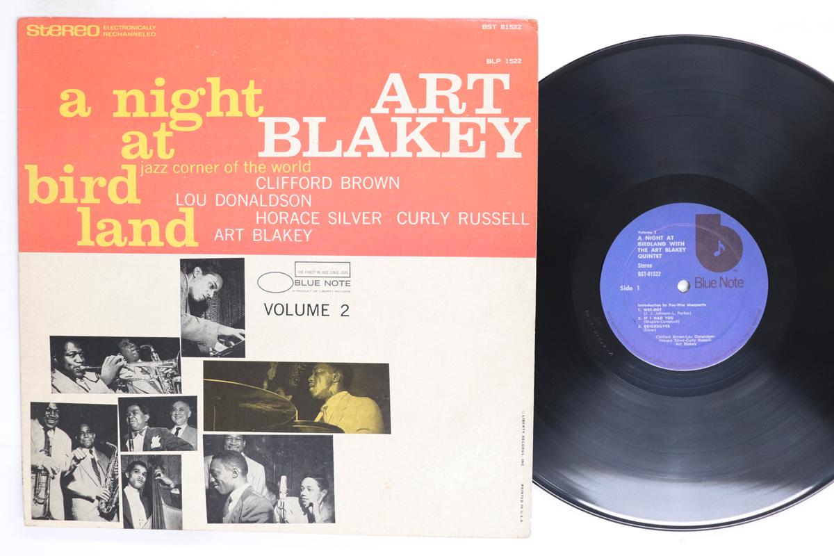 

Виниловая пластинка ART BLAKEY A Night At Birdland Volume 2 BST81522 BLUE NOTE 1973 США Джаз Б/У