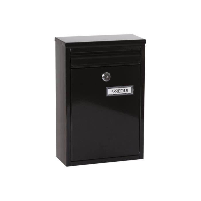Boîte Aux Lettres - ARREGUI - Zaguán E5754 - Acier - Individuelle - Noir
