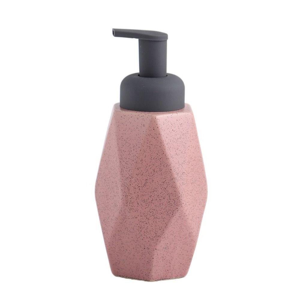 Speckled Matte Foaming Liquid Soap Dispenser Ceramic Foamer Sparkling Bottle  Hotel