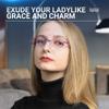4pcs Ladies' Reading Glasses Anti Blue Light Glasses Diamond Cutting Design Computer Glasses Anti Fatigue Reading Glasses