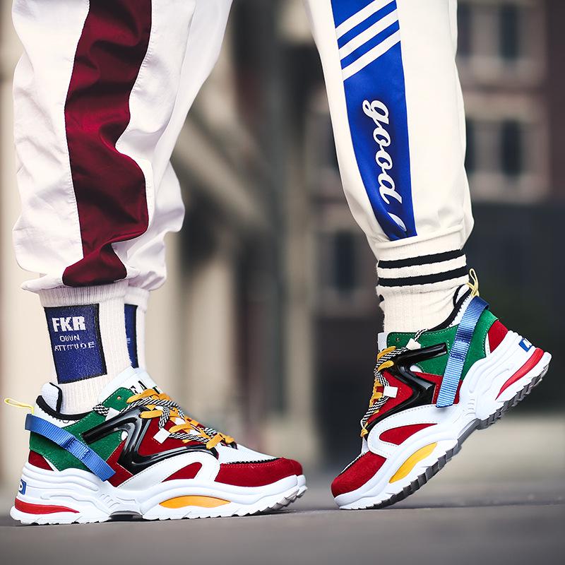 colorful abo fashion sneakers