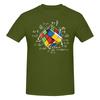 Rolig Cool Matematik Rubik Rubix Rubics Spelare Kub Matematik Unisex Tryckt T-shirt Unisex T-shirt Oversized