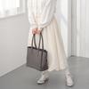 Rootote Women's LT.A4 Wide Oblong Tote Bag, 3661, Gray