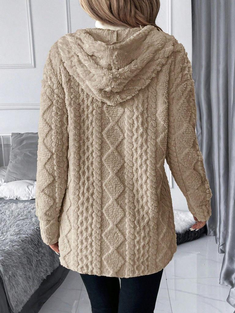 Elegant Hooded Autumn Coat 2025