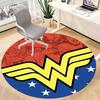 1pc Wonder Woman Office Round Area Rug, Under Office Chairs Bedroom Living Room Home Decor, Room Deco, Available in Various Sizes