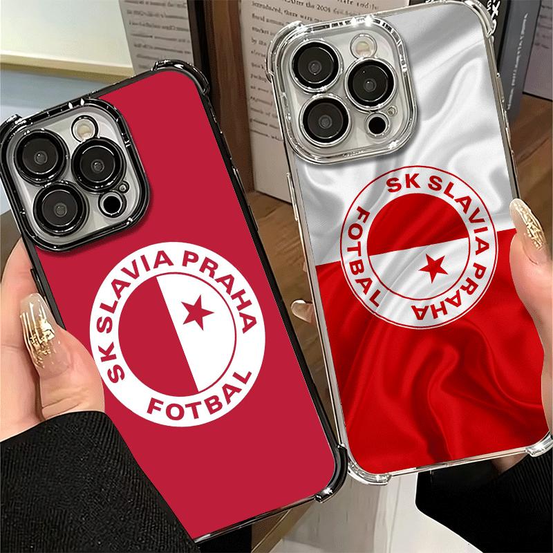 Sk Slavia Praha Czech Republic Soft Phone Case For Xiaomi Poco X7 X8 Pro Max X6 X5 X3 F8 Ultra F7 M8 M7 M5S Redmi 15C 15A 15 14C