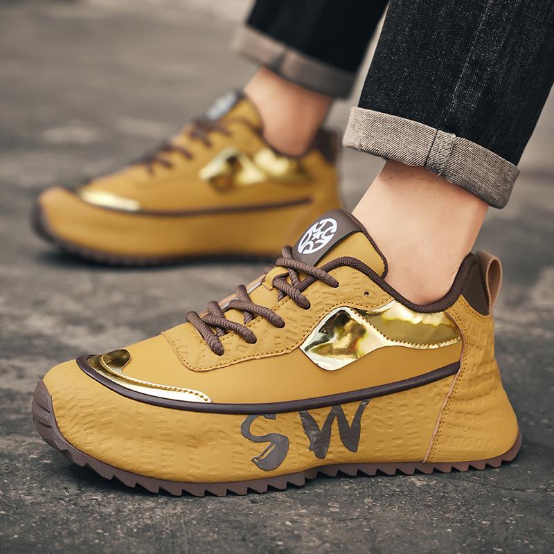 Spring Autumn New Men's Classic Sneakers Fashion Trend Youth Casual Shoes Outdoor Breathable Thick Bottom Sports Running Shoes