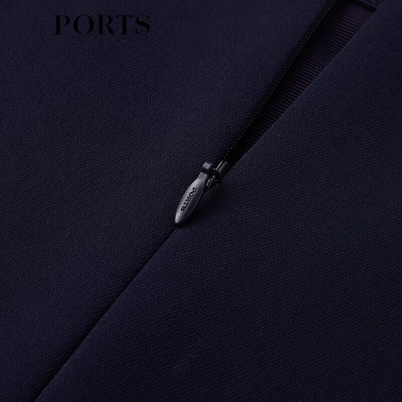 PORTS Women's Indigo Chain-Trim A-Line Dress