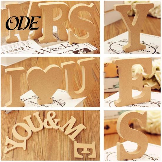 Freistehende A-Z Holz Holzbuchstaben Alphabet Hängende Hochzeit Heim Party Deko