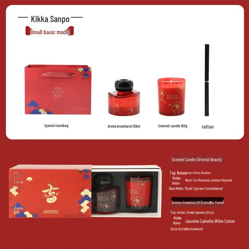 Miaoyijia Auspicious Fragrance Candle Gift Set