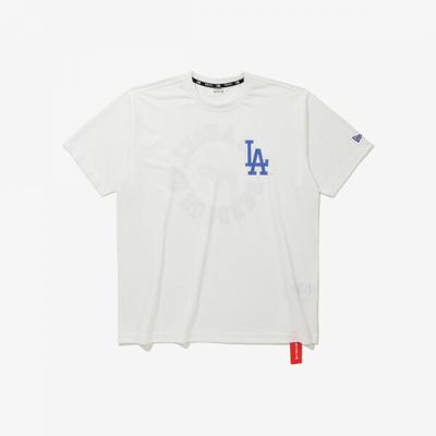 New Era Mlb La Dodgers Mesh T shirT Off whiTe 15147533