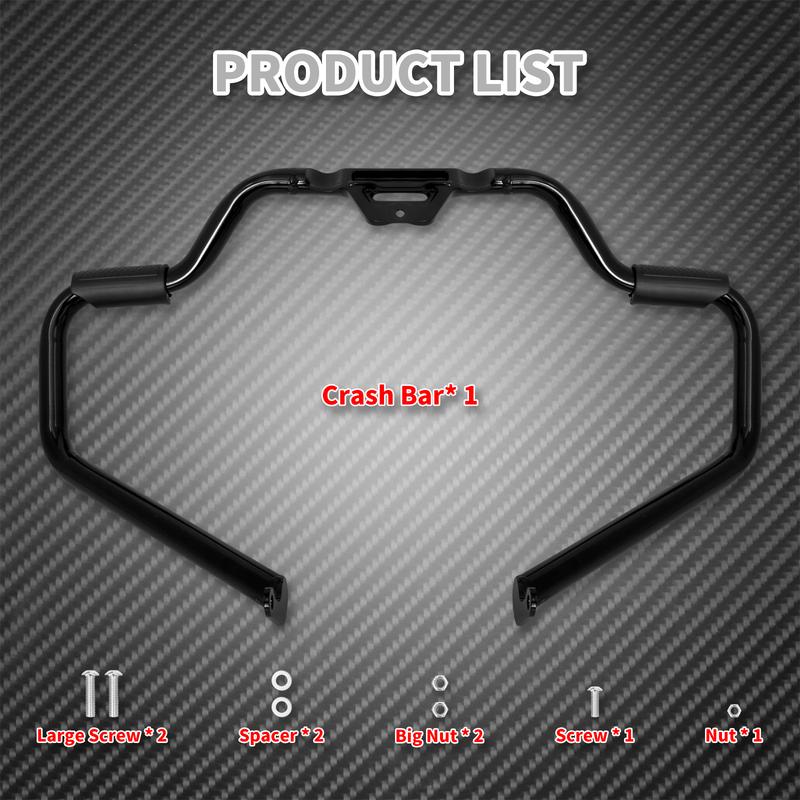 Motorcycle Highway Crash Bar Engine Guard Protector For Harley Softail Breakout Fat Bob Low Rider S FXLRS FXBR FLHC 2018-2024