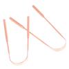 1Pc Copper Tongue Scraper Cleaner Scraper  Toothbrush Dental Oral Care Hygiene Health Care Tool For Men Women