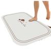 Four-leaf Clover Soft Diatom Mud Bathroom Mat Household Toilet Toilet Door Non-slip Quick Drying Mat