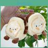 Short Adorable Plush Meat Bun Keyring Creative Doll Soft Toy For Unique Bag Hangers