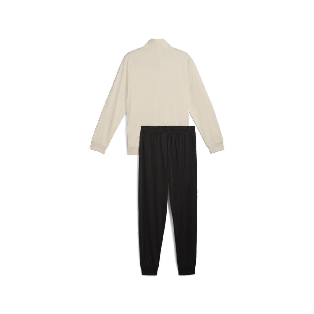 Puma Unisex 2 Piece Tracksuit Beige And Black Sportswear 687653-87