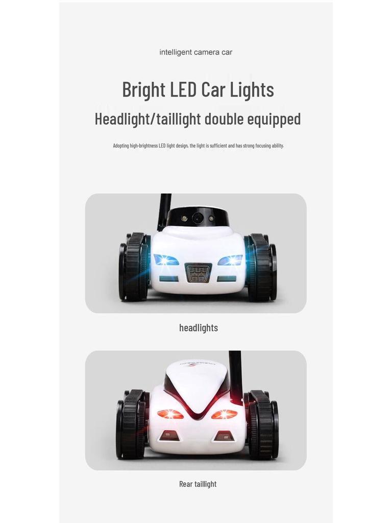 Mașină-tanc cu telecomandă Zhileo cu cameră în timp real și conectivitate WiFi