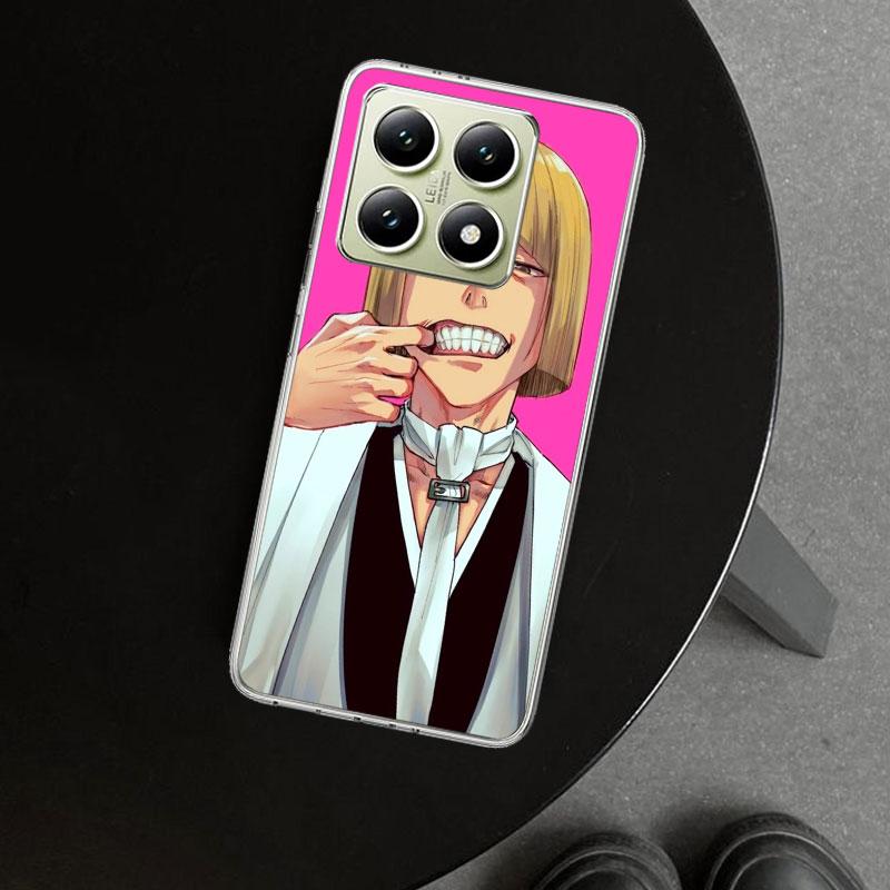 Bleach Shinji Hirako Phone Case Cover for Xiaomi Redmi Note 15 14 13 12 11 Pro Plus 14S 12S 11S 11T 11E 10S 10 Customized Fundas