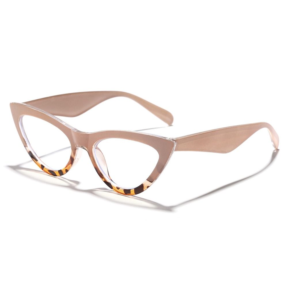 Plane Mirror Computer Glasses Frame Transparent Blocking Glasses Cat Eyes Eyewear  Women Men