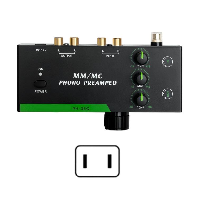 Studio Quality MM MCs Compatible Record Player Preamp With Balanced 5 Pin XLRs Port And Metal Housing Construction