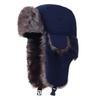 Winter fur Lei Feng hat, adjusting buckle ear protectors to keep warm, outdoor sports mountaineering hat, aircraft hat JDLF-