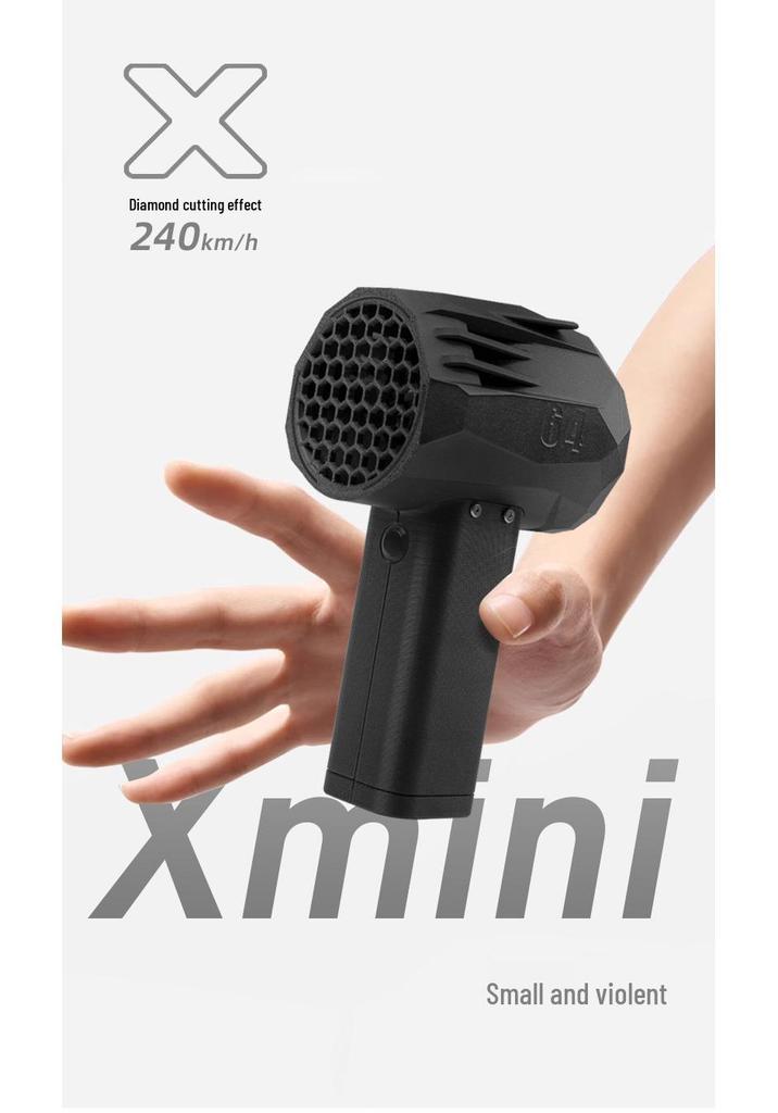 Cross-Border MINI X64 Turbo Fan with 64-Core Brushless Motor and 20W Fast Charging