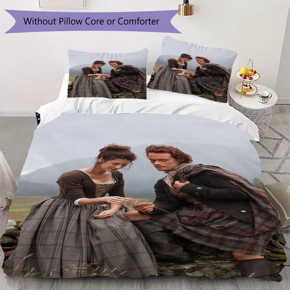 

Vibrant Outlander Pattern Bedding uilt Set uilt Cover Pillowcase Home Decoration Birthday Gift (1 * duvet cover + 2 * pillowcase without core)241 135x200cm