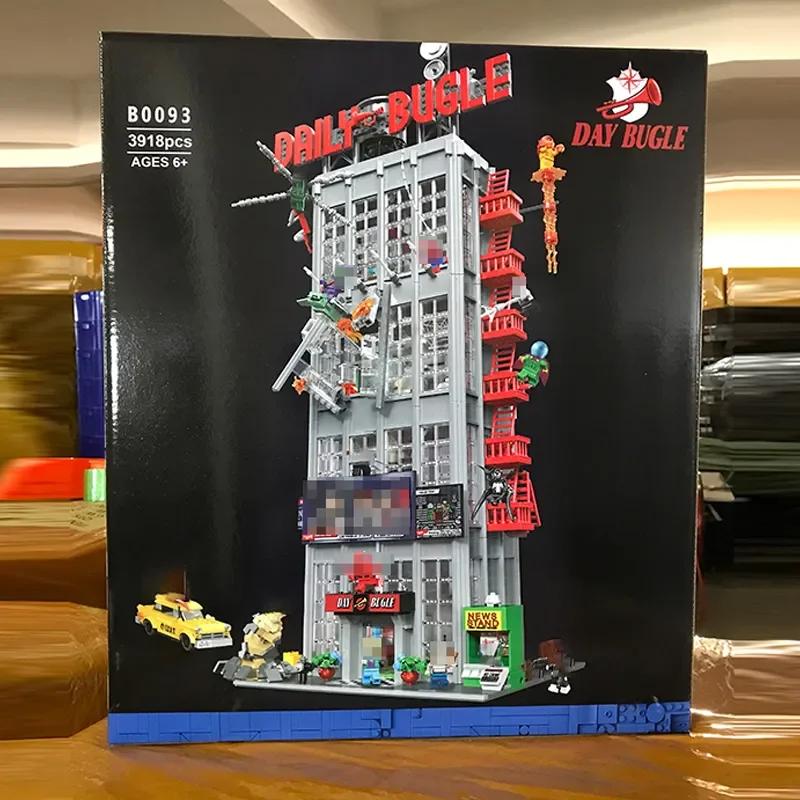 

В 3772 шт. The Daily Bugle Building Совместимость 76178 Строительные блоки Юбилейный набор Подарки для детей Кирпичи Подарок на день рождения