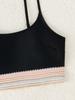 U Neck Webbing High Waist Sexy Two Piece Swimsuit Elegant Women Bikini
