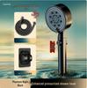 High-Pressure Shower Head with One-Button Water Stop & Filtration