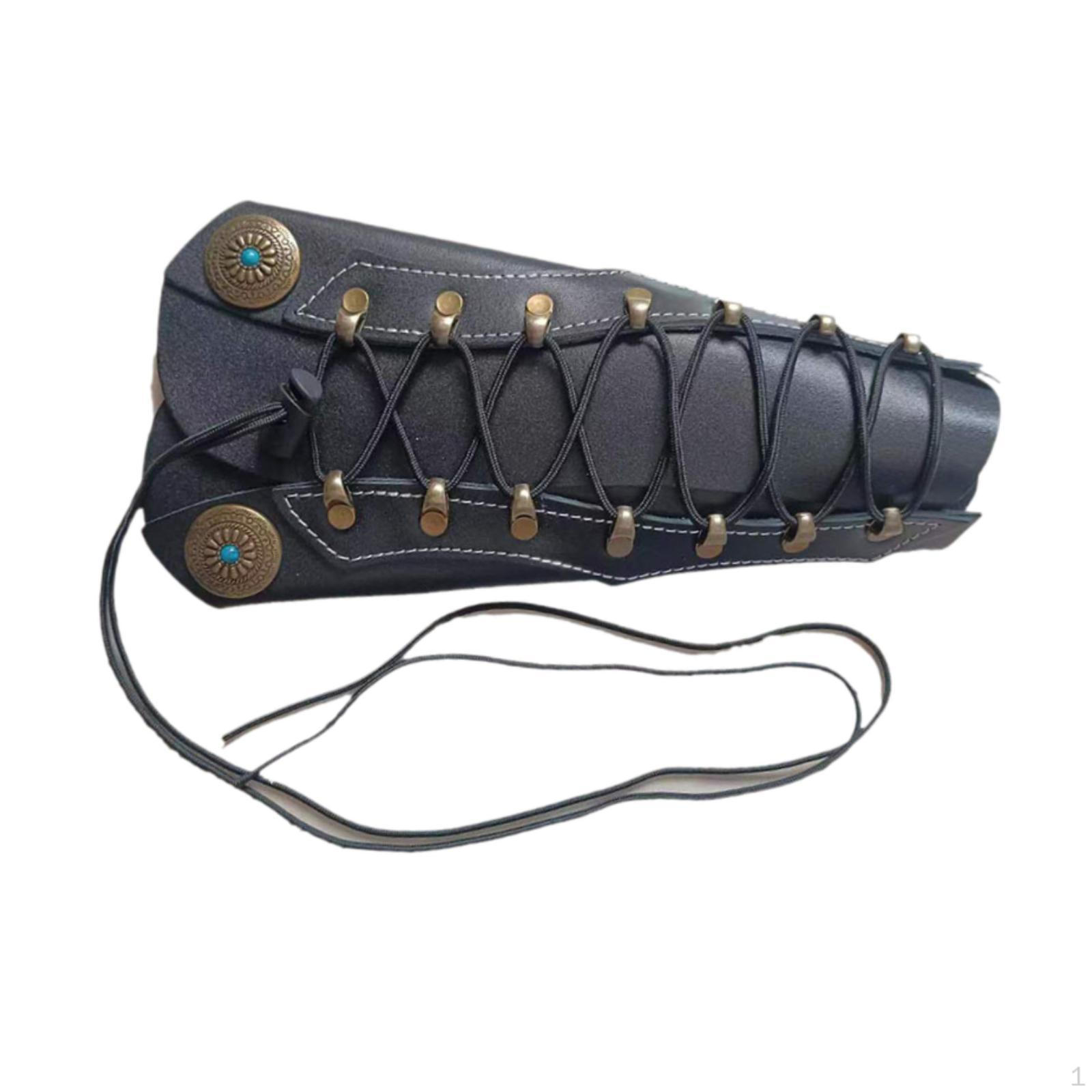 

Наручи викингов средневековая рука для маскарадного костюма мужчины женщины black