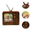 Christmas Musical Box Lighted Decoration USB Vintage for