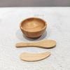 Bamboo Wood Mask Bowl Sleek Mud Mask Application Tool Bamboo Spatula Spoon  Mud Mask Application