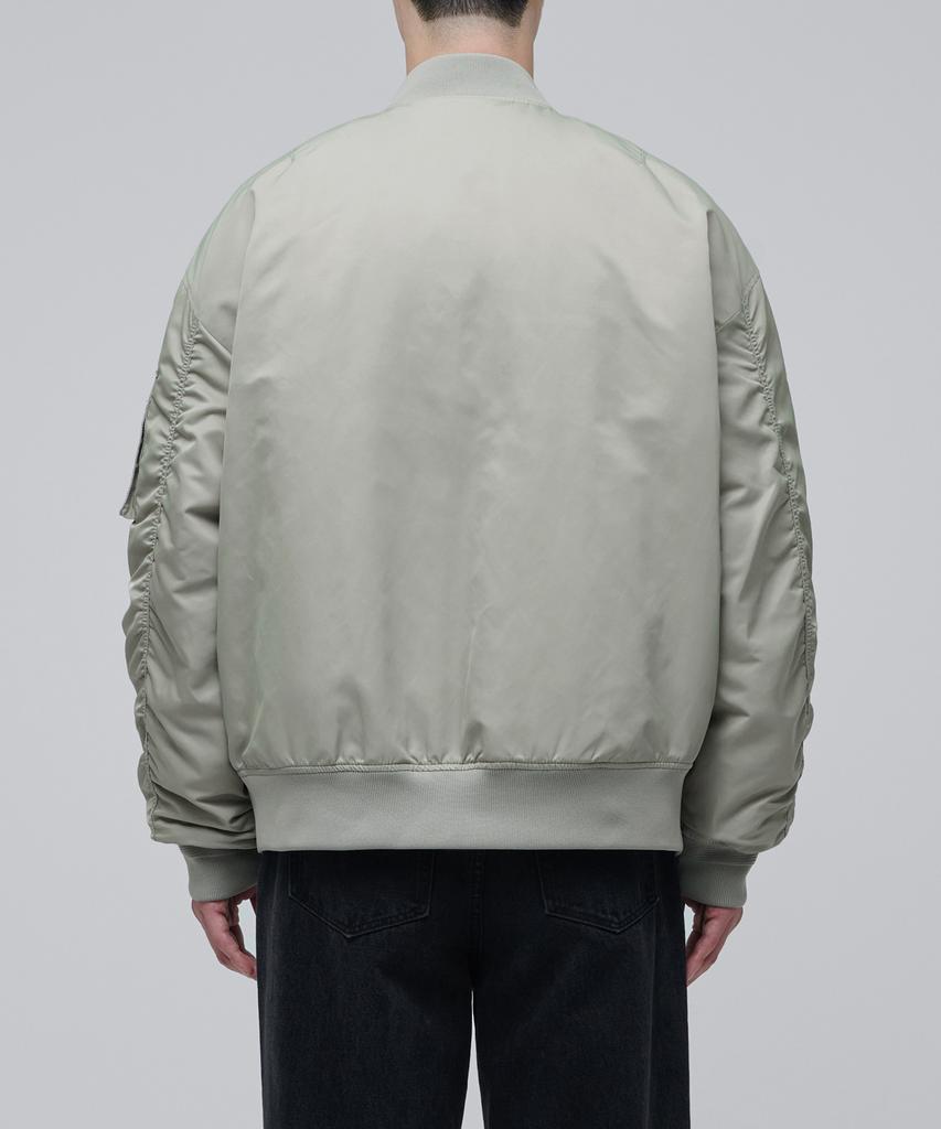 Musinsa Standard Oversized Ma-1 Bomber Jacket [Sand Grey]