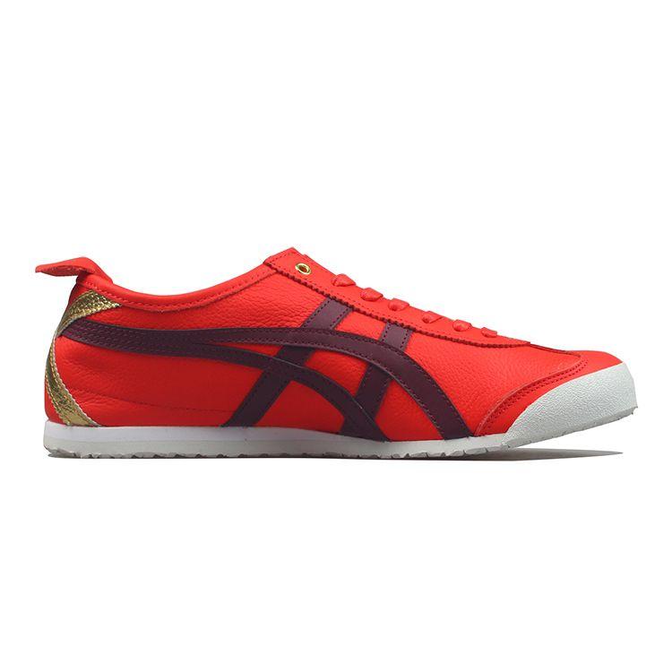 ONITSUKA TIGER Meksyk 66 Trampki Niskie Trampki Unisex Brązowe Czerwone 1183B511-600