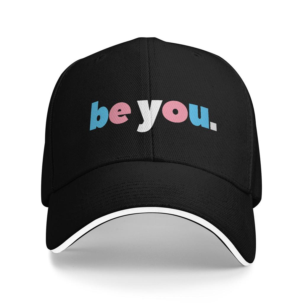 Transgender Pride LGBTQ Baseball Caps Casual Trans not Threat Sandwich Hats Unisex Polyester Caps Hat Outdoor