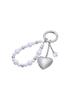 J.ESTINA J.LETTER Heart Pearl Keyring SI (JEACEA5BS975SI360)