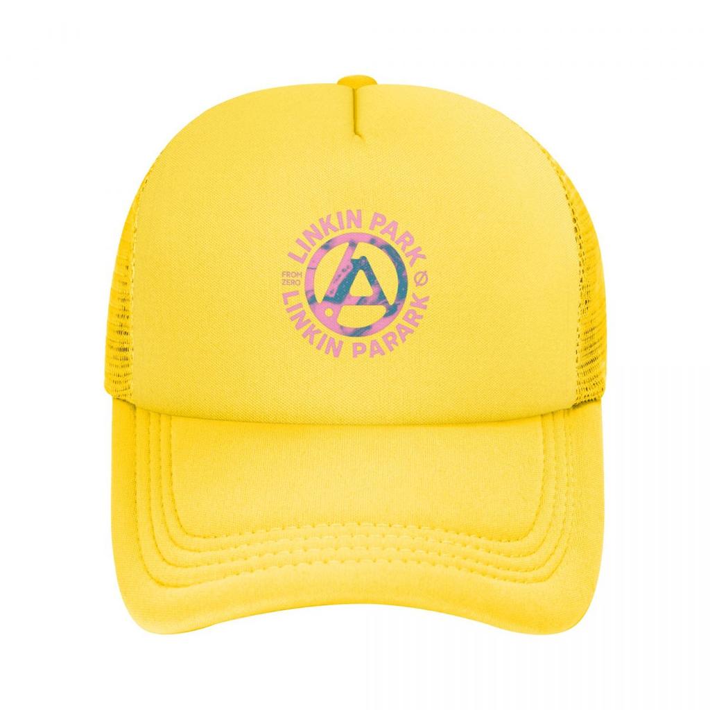 Baseball Caps Linkined Parked From Zero Band Fans Support Mesh Hats Fashion Activities Men Women Hats