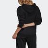 Adidas Originals Sweatshirts Unisex Black Hooded Moderate Regular FH8565