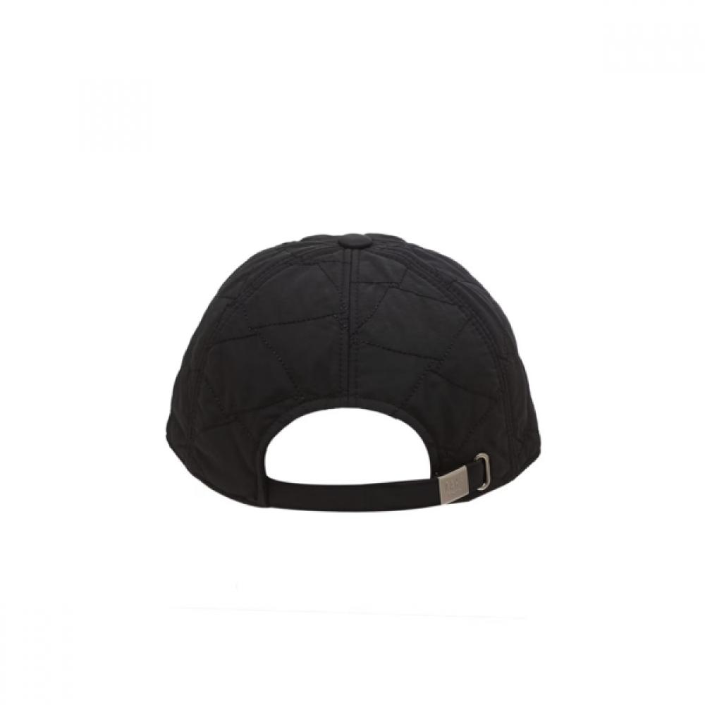 Daks Men Casual Quilted Black Cap Dche6f404bk