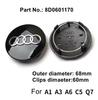for 2pvcz A6L A7 A8 A3 A4 A5 A6 S3 S4 Q3 Q5 Q5L Q7 RS3 RS4 RS5 RS6 TT 4pcs 60/61/68/69/77MM/135MM Car Wheel Center Hup Cap Cover pvcz2