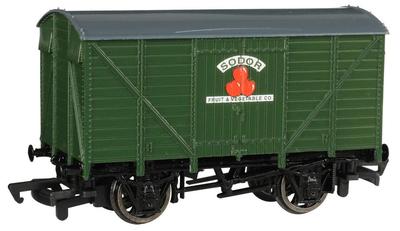 Bachmann HO Gauge Thomas the Tank Engine Ventilated Car Model Railway Freight Car (Fruits & Vegetables) 28-77012