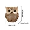 Owl Figurines Gift Cute Desktops Decorations Animal Sculpture Resins Ornament