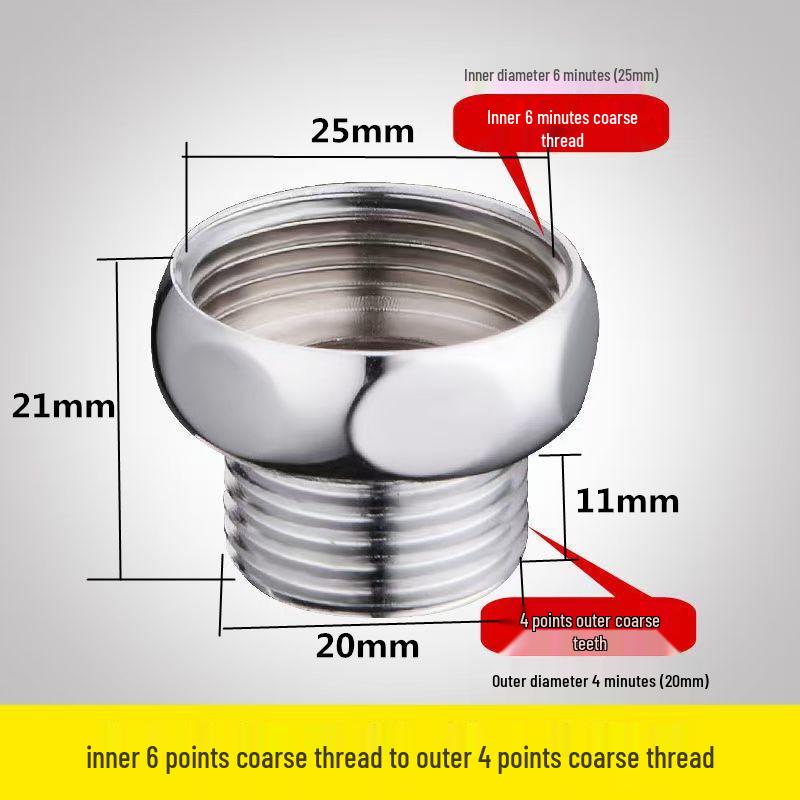 Faucet Adapter & Water Purifier Connector: M22 To 4-Point Coarse Thread Aerator