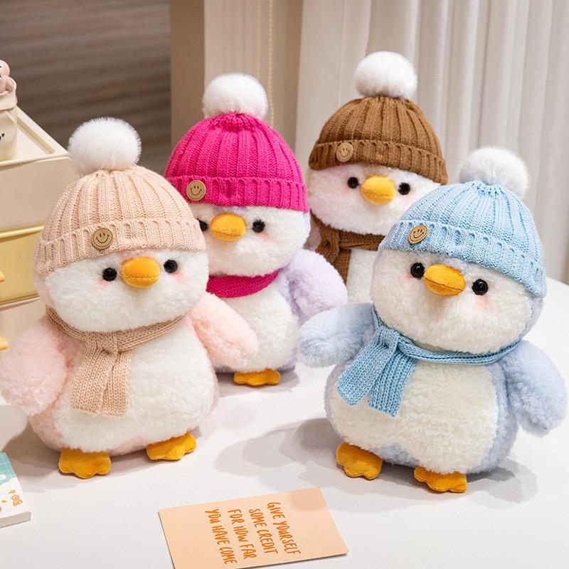 Face Smiley Penguin Plush Toy Cute Stuffed Animal Oceanarium Souvenir Gift