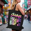 Hunters Surrounding Printed Canvas Shopping Tote Bag With Large Capacity