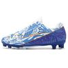 Football Shoes Low Top Blue and White Porcelain Spikes Youth Professional Training Shoes Large Size Sports Shoes