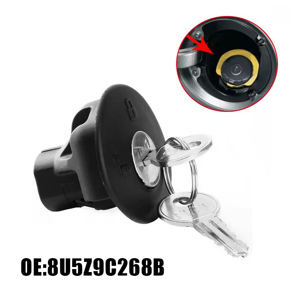 Bouchon de réservoir de carburant à clé pour voiture pour Ford F150 Fiesta Edge Expedition Explorer Focus Lincoln Navigator MKS MKT MKX MKZ 8U5Z-9C268-B